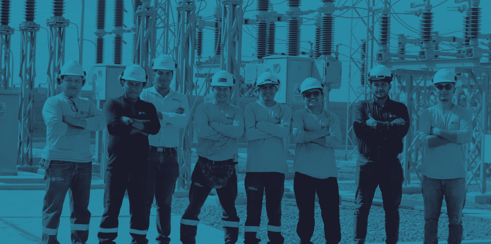 Personal de la empresa en planta