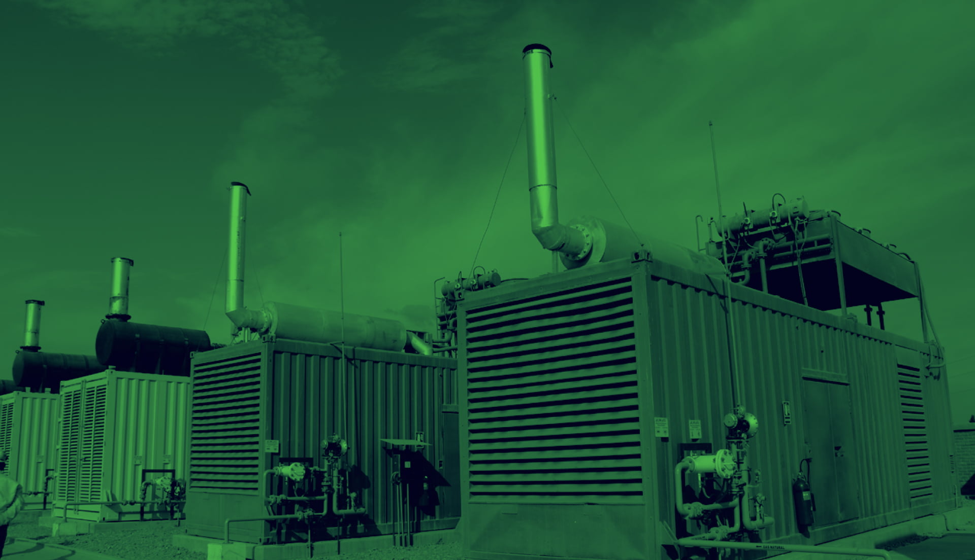 Maquinas de generación eléctrica al aire libre